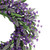 Lavender Floral Artificial Wreath - 24" - Purple - IMAGE 4