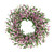 Pea Blossom Floral Artificial Spring Wreath - 24" - Pink - IMAGE 2