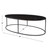 Solid Oval Coffee Table - 48" - Aged Black Finish - IMAGE 6