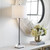 Buffet Lamp with Drum Shade and Marble Base - 33" - IMAGE 1