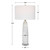 Bottled Ceramic Table Lamp with Drum Shade - 31.5" - Matte White - IMAGE 6