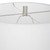 Marble Table Lamp with Drum Shade - 24.5" - Plated Brushed Nickel Finish - IMAGE 6