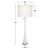 Handcrafted Marble Buffet Lamp with Drum Shade - 34" - IMAGE 3