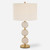 Suspended Alabaster Disk Table Lamp - 28.5" - IMAGE 2
