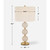 Suspended Alabaster Disk Table Lamp - 28.5" - IMAGE 3