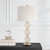 Suspended Alabaster Disk Table Lamp - 28.5" - IMAGE 4