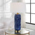 Geometric Patterned Ceramic Table Lamp - 33" - IMAGE 1