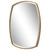 Beveled Iron Framed Wall Mirror - 38.25" - Gold - IMAGE 5