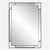 Strap Style Rectangular Framed Wall Mirror - 39.5" - Matte Black - IMAGE 2