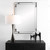 Strap Style Rectangular Framed Wall Mirror - 39.5" - Matte Black - IMAGE 4