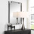 Strap Style Rectangular Framed Wall Mirror - 39.5" - Matte Black - IMAGE 5