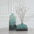 Two-Toned Glass Vases - 14" - Aqua and Black - Set of 2 - IMAGE 3