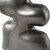 Abstract Style Ceramic Vases - 14" - Nickel Finish - Set of 2 - IMAGE 3