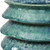 Ceramic Reactive Glaze Bowls - 10" - Set of 2 - Blue and Green - IMAGE 3