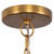 2-Tier Shade Woven Jute Hanging Pendant Ceiling Light Fixture - 24" - IMAGE 4