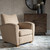 Upholstered Shearling Accent Chair - 35.5" - IMAGE 3