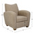 Upholstered Shearling Accent Chair - 35.5"