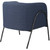 Upholstered Denim Barrel Chair - 29" - Blue - IMAGE 5