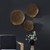 Laser Cut Metal Wall Decors - 23.5" - Gold - Set of 3 - IMAGE 3