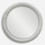 Wooden Framed Beveled Round Mirror - 47" - White - IMAGE 2