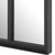 Oversized Arch Framed Wall Mirror - 81.75" - Black
