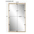 Iron Framed Rectangular Wall Mirror - 50" - Gold - IMAGE 3