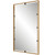 Iron Framed Rectangular Wall Mirror - 50" - Gold - IMAGE 5