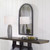 Arched Wall Mirror - 39" - Matte Black - IMAGE 3