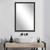Iron Beaded Vanity Mirror - 30" - Black - IMAGE 1