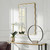Scalloped Frame Beveled Wall Mirror - 36" - Gold - IMAGE 3
