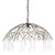 1-Light Hand Forged Sparkling Glass Pendant Ceiling Light Fixture - 9.5' - IMAGE 2