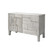 Geometric 2-Door Dresser with 3-Fixed Shelves - 48" - Gray - IMAGE 2
