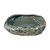 Handmade Glaze Finished Round Ceramic Bowl - 16.5" - Gray and Blue - IMAGE 2