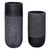 Woven Shadow Terracotta Vases - 15.25" - Black - Set of 2 - IMAGE 4