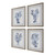 Coral Framed Wall Art - 32.25" X 26.25" - Blue and Gray - Set of 4 - IMAGE 4