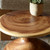 Hourglass Wooden Accent Table - 20" - Brown - IMAGE 4