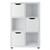 Wooden Storage Cabinet with 6-Shelves - 37.5" - White - IMAGE 3