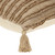 Boho Rectangular Throw Pillow with Tassels - 20" - Brown - IMAGE 4