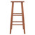 Bar Stool with Squared Legs - 29" - Teak Finish - IMAGE 2