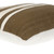 Striped Square Throw Pillow - 18" - Brown and White - IMAGE 4