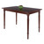 Rectangle Dining Table with Turned Legs - 47.25" - Walnut Brown - IMAGE 2