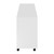 3-Piece Wooden Mobile Storage Cabinet with Wheels - 30.75" - White - IMAGE 3