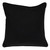 Square Geometric Cotton Throw Pillow - 20" - Black and White - IMAGE 2