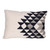 Geometric Rectangular Throw Pillow - 20" - Beige and Black - IMAGE 1