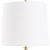 Buffet Lamp with Tapered Shade - 35" - Brass Finish - IMAGE 5