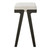 Curved Base Counter Stool - 26" - Black and Cream - IMAGE 4