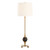 Dolomite Marble Orb Table Lamp with Drum Shade - 35" - Brass Finished and Black - IMAGE 6