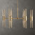 12-Light Ceiling Chandelier with Cut-Out Shade - 31" - Gold - IMAGE 2