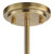 12-Light Ceiling Chandelier with Cut-Out Shade - 31" - Gold - IMAGE 5