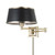 1-Light Sconce Light Fixture - 26" - Black and Antique Brass Finish - IMAGE 3